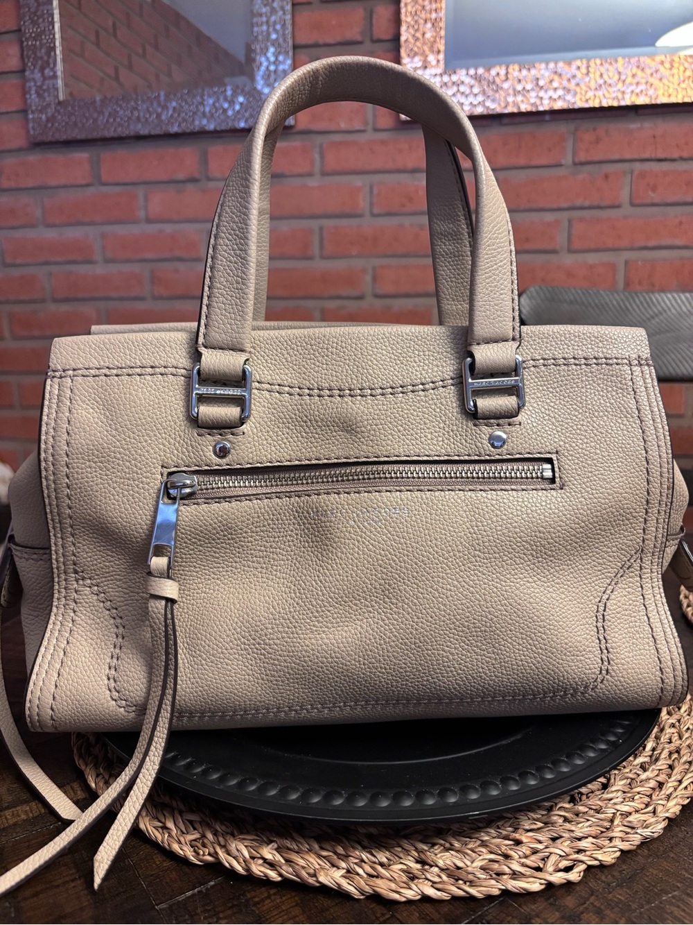 Marc Jacobs Cruiser Pebbled Leather Satchel Bag🤩